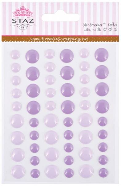 Staz - Glanzmerker - Dotter - Lilla