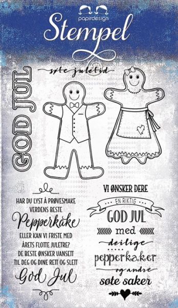 Papirdesign - Stempel - PD16168 - Pepperkaker
