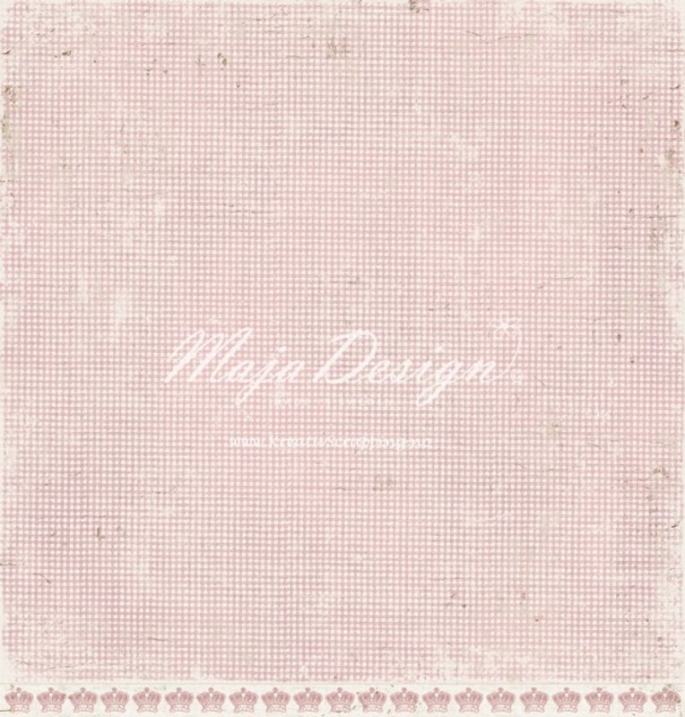 Maja Design - 753 - Vintage Baby - Journaling cards - Pink