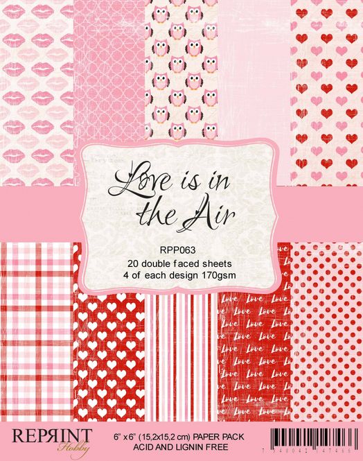 Hovedbilde Reprint - 6x6 - RPP063 - Love is in the Air pack
