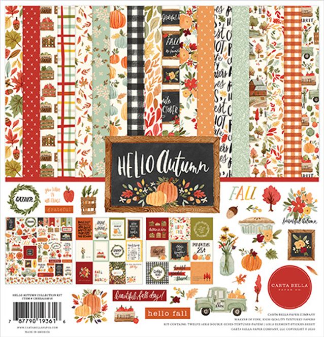 Hovedbilde Carta Bella - Hello Autumn - 12x12 Collection Kit