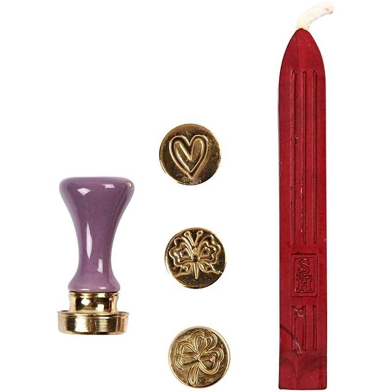 Manuscript - Decorative Sealing Set - Butterfly, Heart, Clover