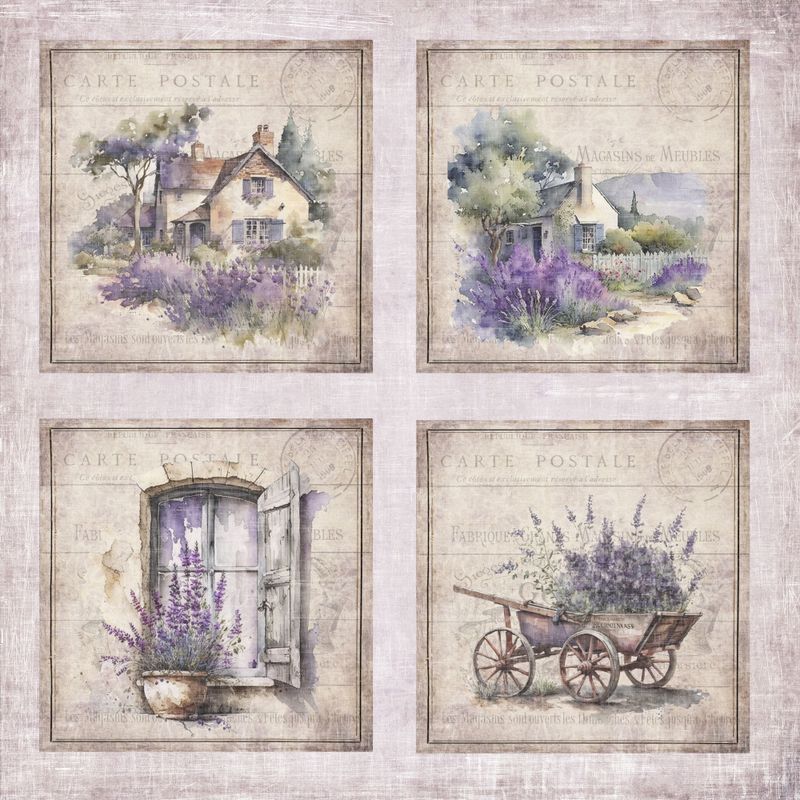 Reprint - 12x12 - RP0579 - Provence - Cards