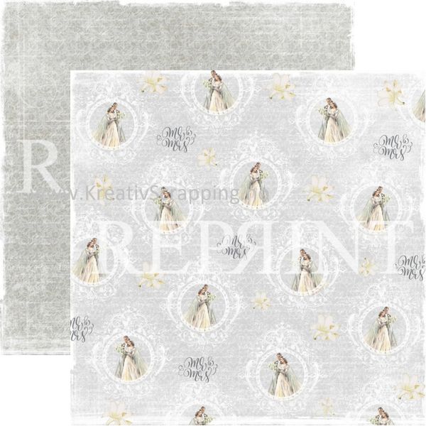 Reprint - 12x12 - RP0255 - I Do Collection - Mr & Mrs