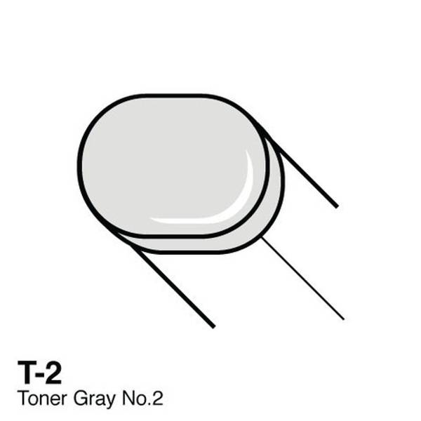 Copic - Sketch Marker - T-2 - TONER GRAY NO.2
