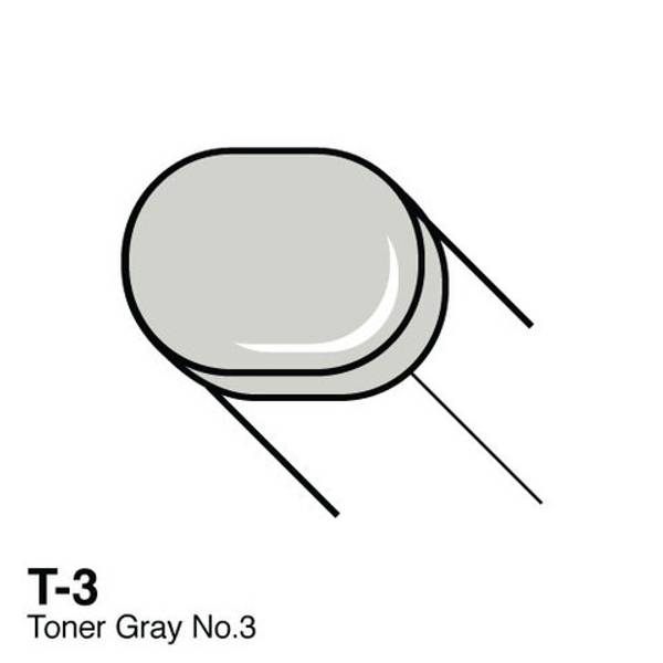Copic - Sketch Marker - T-3 - TONER GRAY NO.3