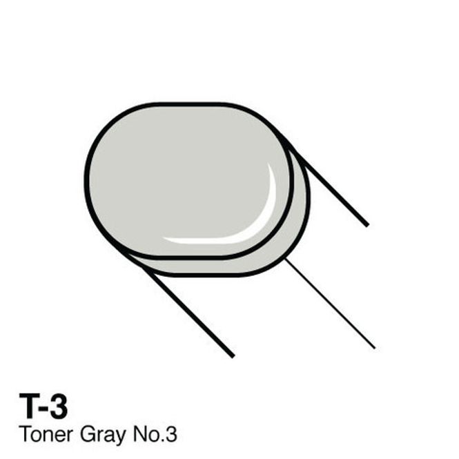 Hovedbilde Copic - Sketch Marker - T-3 - TONER GRAY NO.3