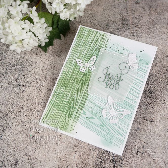 Hovedbilde Creative Expressions - A6 Background Stamp - Rustic Timber