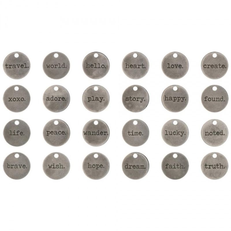 Tim Holtz - Idea-ology - TH93203 - Typed Tokens (24pcs)