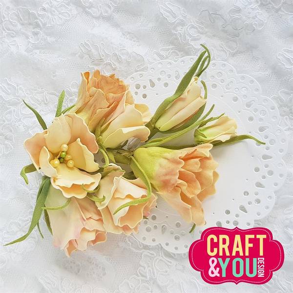Craft & You - Dies - CW139 - Eustoma Flower