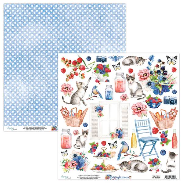 Mintay - BER - 12x12 - Berrylicious - 09 Die Cut Sheet