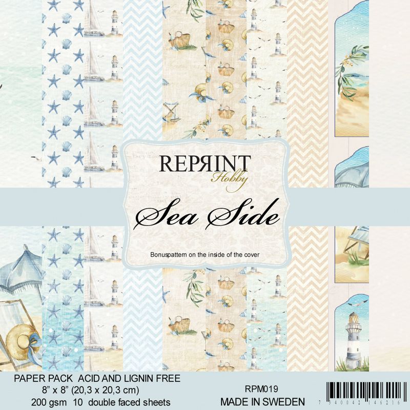 Reprint - 8x8 - RPM019 - Seaside Collection pack
