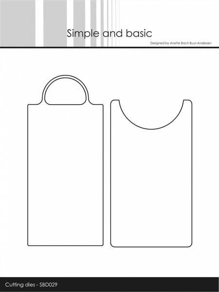 Simple and basic - Dies - SBD029 - Add on for SBD012 Pierced Tag