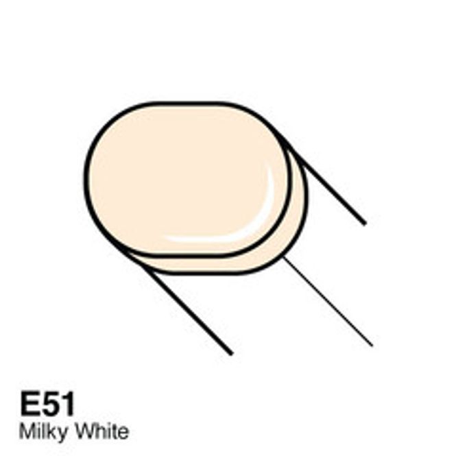 Hovedbilde Copic - Sketch Marker - E51 - MILKY WHITE
