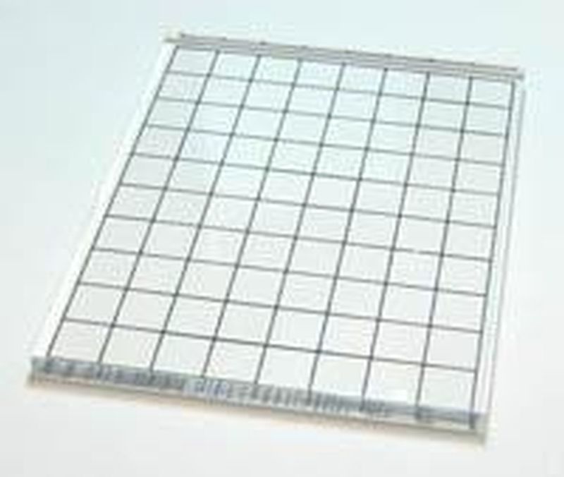 Kort & Godt - Akrylkloss m/ruter - XXL - 13x13cm
