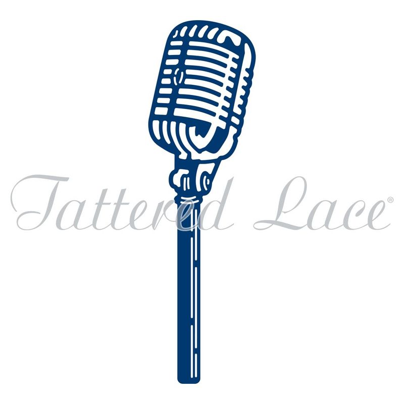 Tattered Lace - Dies - ETL556 - Jazz Microphone 