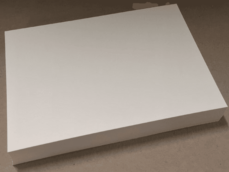Kartong - Hvit (helt glatt) - 200g - 30,5x30,5 cm - 50 stk
