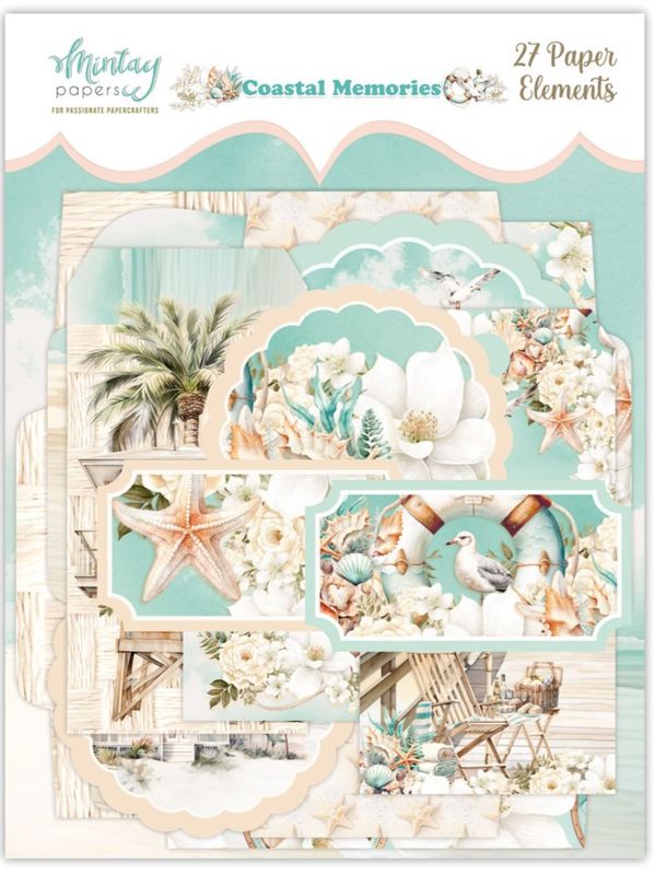 Mintay - COA - Coastal Memories - Paper Elements - 27 pcs