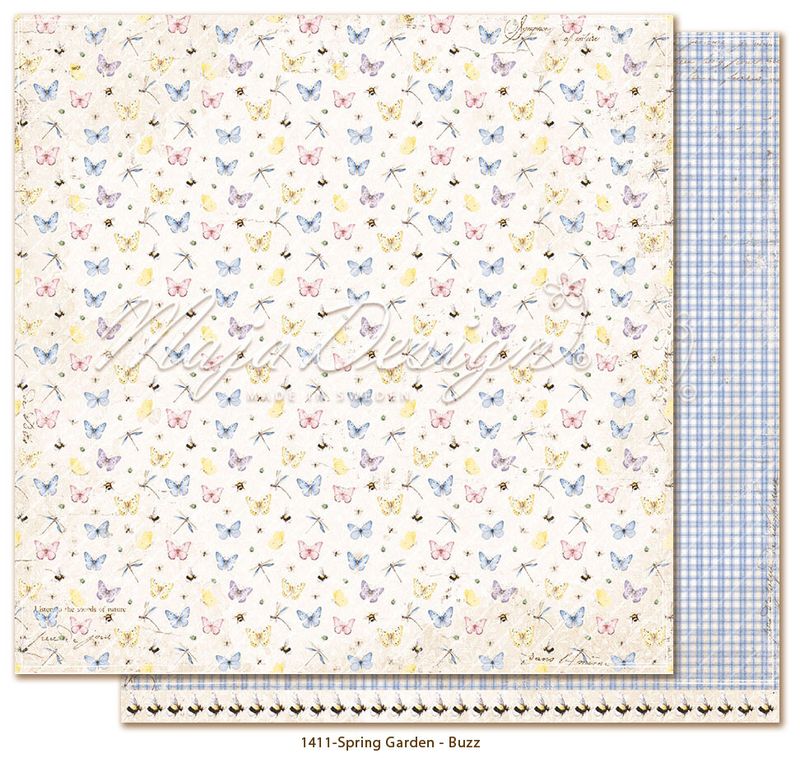 Maja Design - 1426 - Spring Garden - 12x12 Paper Pack - inkl monochromes