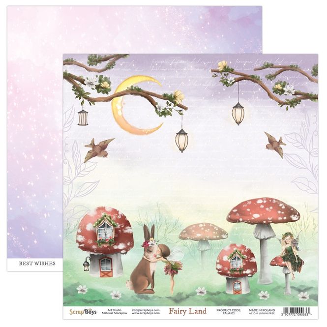 Hovedbilde ScrapBoys - Fairy Land - 12x12 - FALA-01