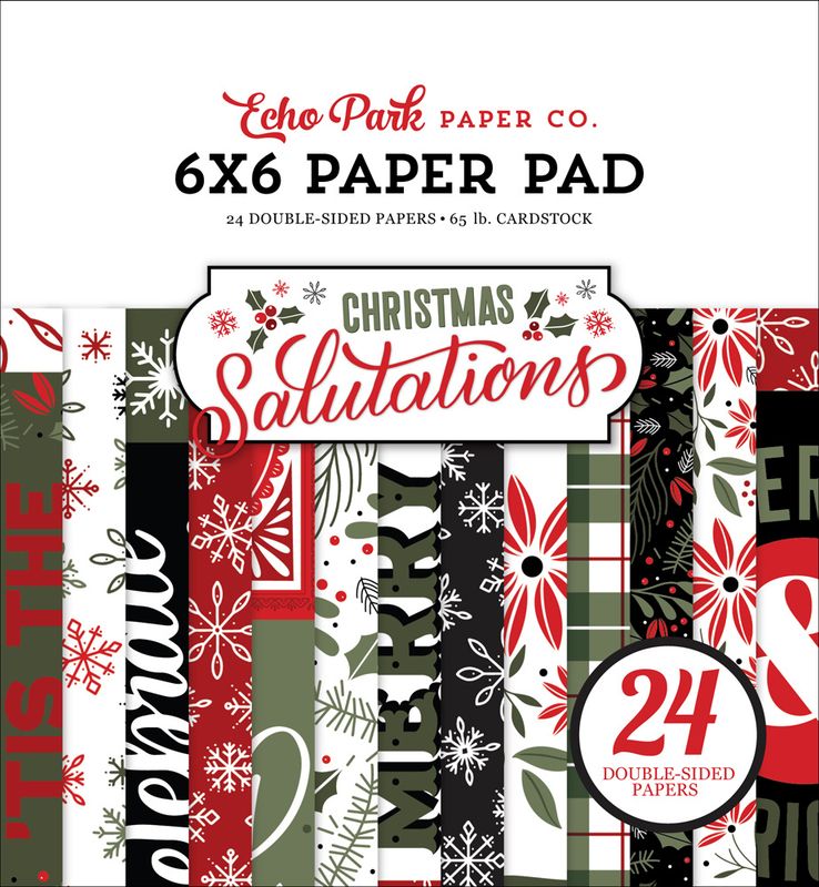 Echo Park - Salutations Christmas - 6x6 Paper Pad