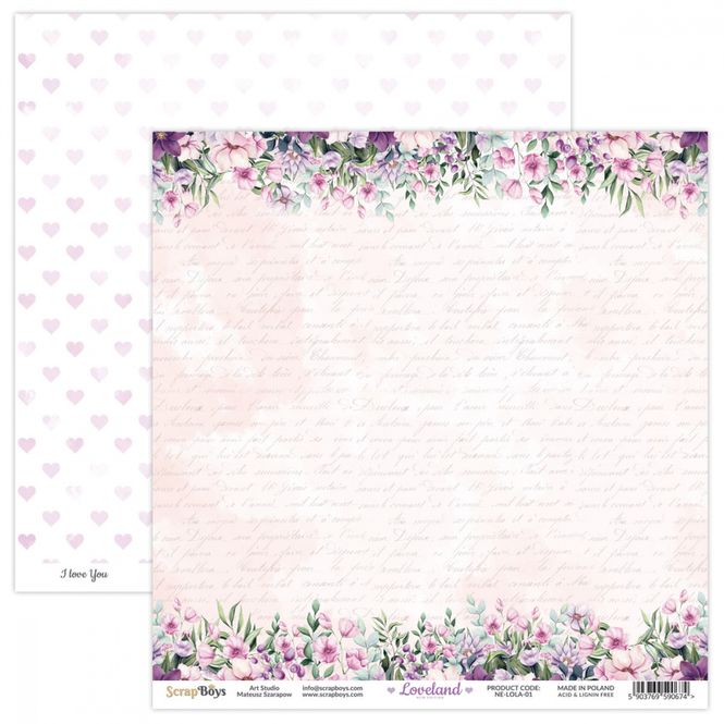 Hovedbilde ScrapBoys - New Edition Lovland - 12x12 - NE-LOLA-01