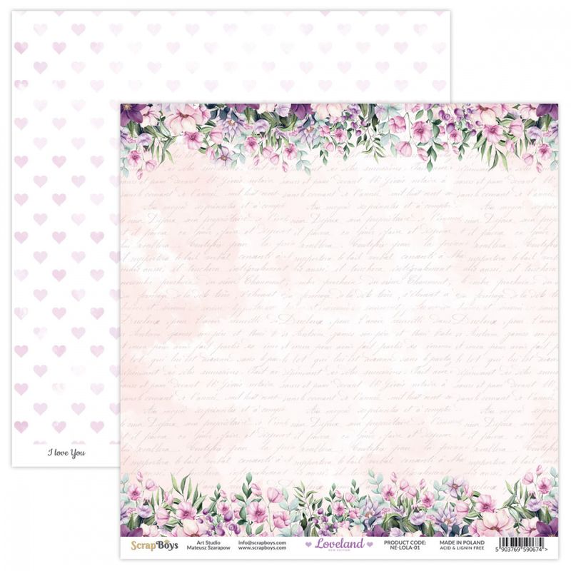 ScrapBoys - New Edition Lovland - 12x12 - NE-LOLA-01