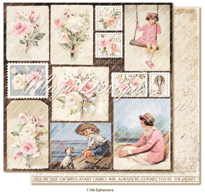 Hovedbilde Maja Design - 1106 - Miles Apart - Ephemera