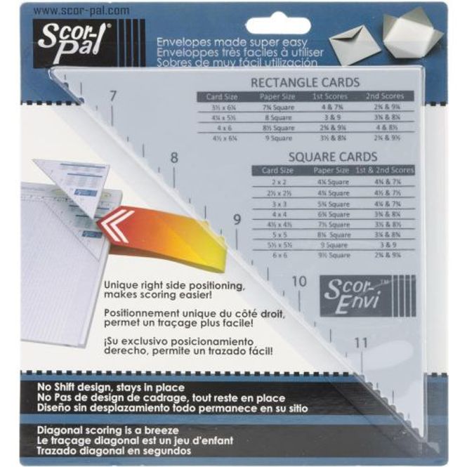 Hovedbilde Scor-Pal - SP406 - Diagonal & Envelope Template