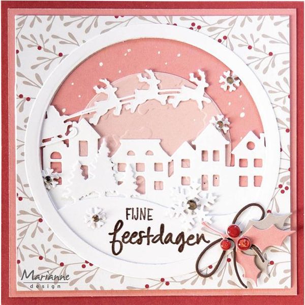 Marianne Design - CR1706 - Craftables dies - Silhouette - village