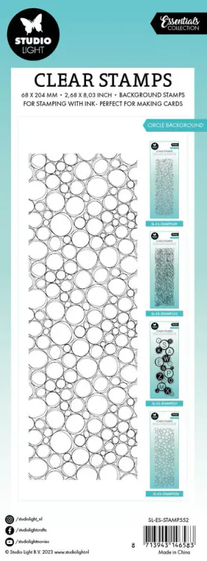 Studio Light - 552 - Essentials Clear Stamps  Circle Background