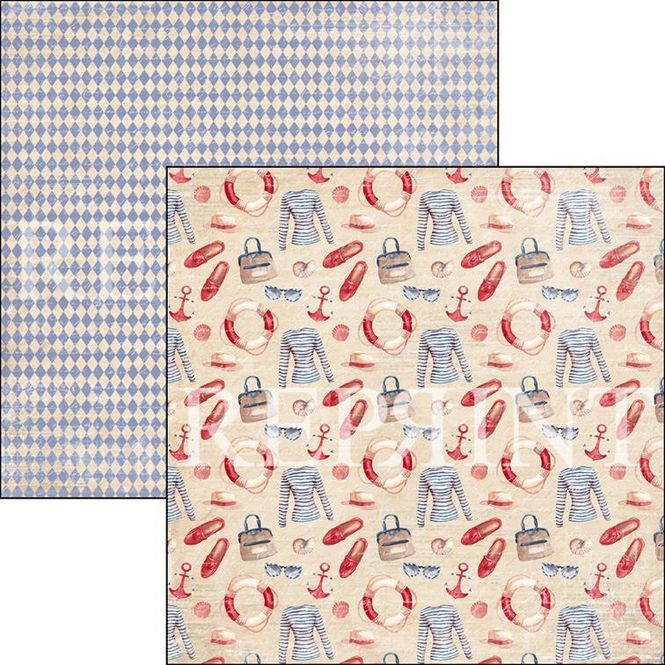 Hovedbilde Reprint - 12x12 - RP0335 - At the Beach - Clothes