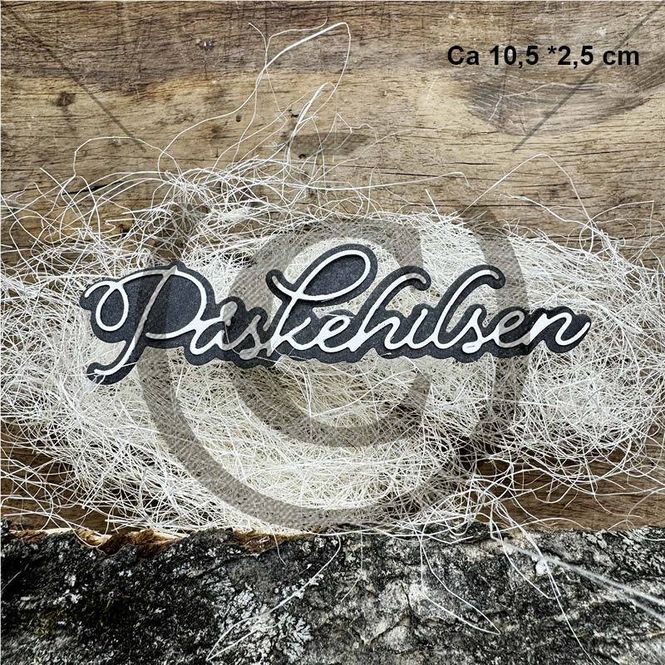 Hovedbilde Papirdesign Dies PD 01281 - Påskehilsen 5