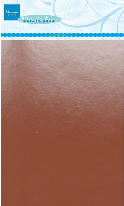 Marianne Design - 3138 - Metallic paper A5 - Copper - 5 pk