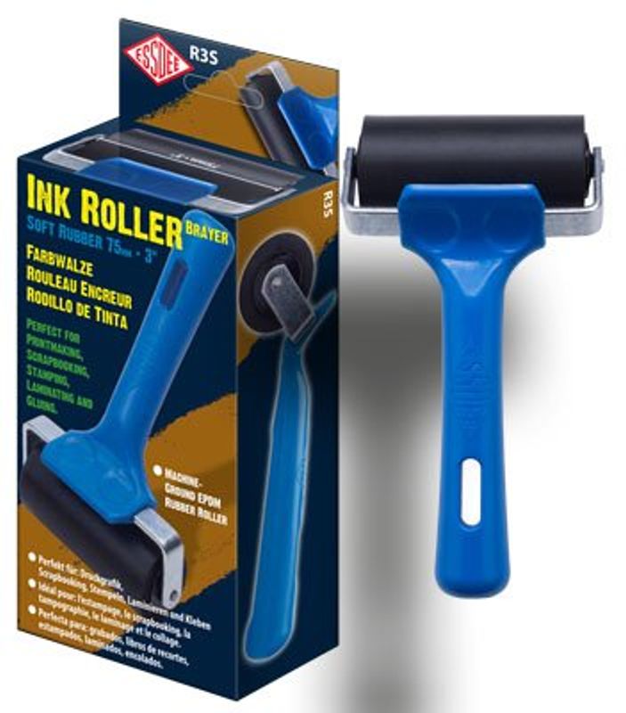 Essdee - Soft Rubber Ink Roller -  75 mm
