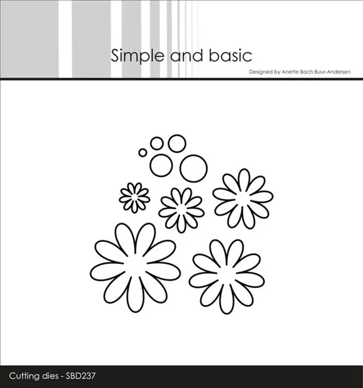 Simple and basic - Dies - SBD237 - Marguerit