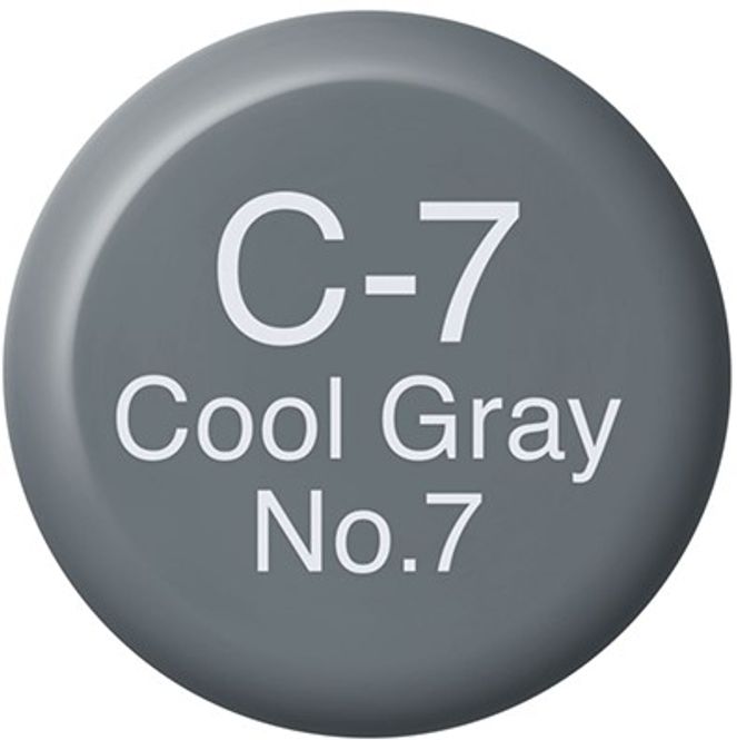 Hovedbilde Copic - Ink Refill - 12 ml - C7 - Cool Gray No.7
