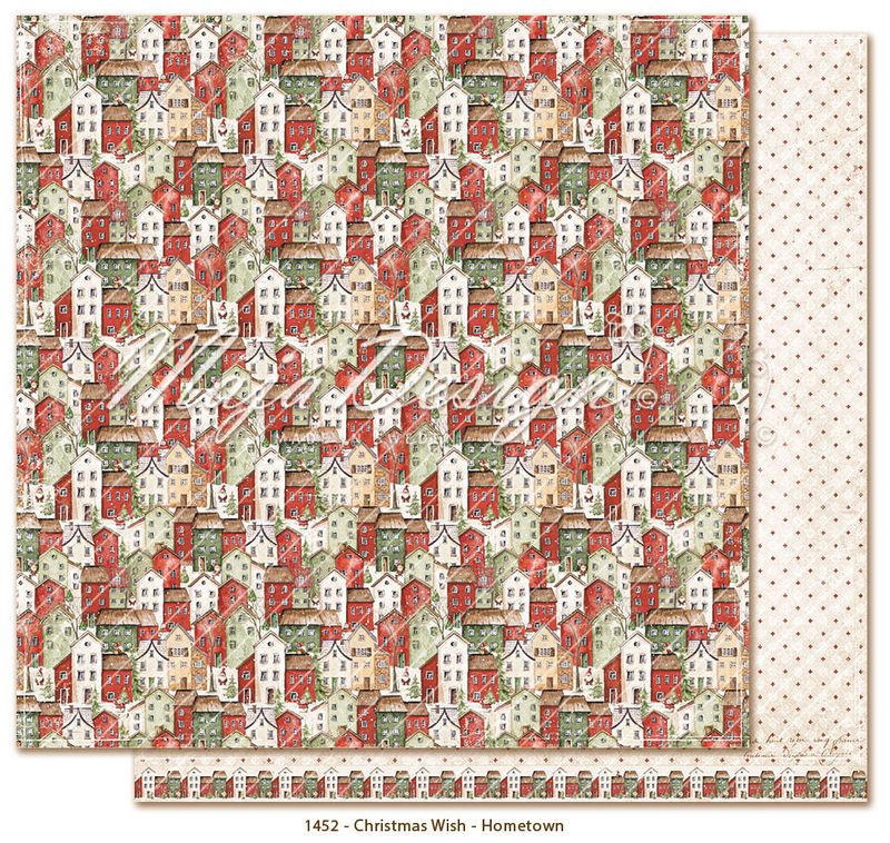 Maja Design - 1467 - Christmas Wish - 12x12 Paper Pack - inkl monochromes