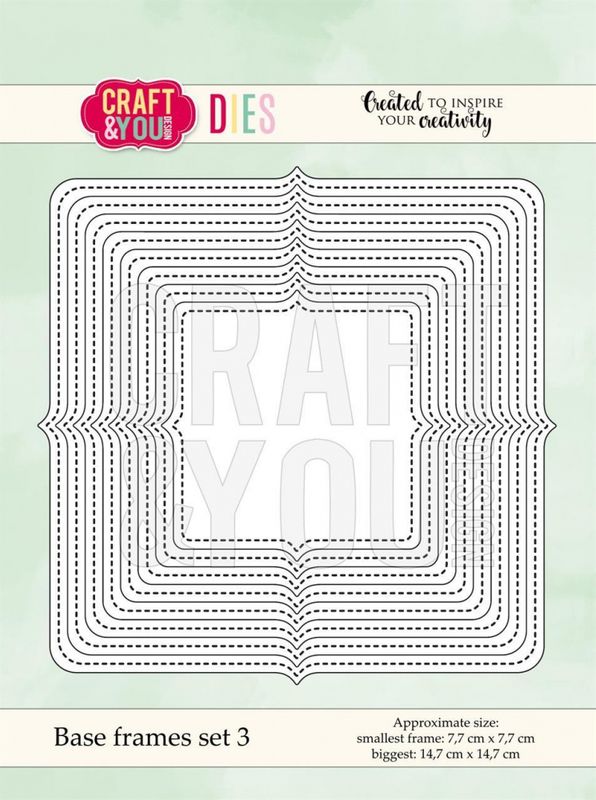 Craft & You - Dies - CW059 - Base Frames Set 3