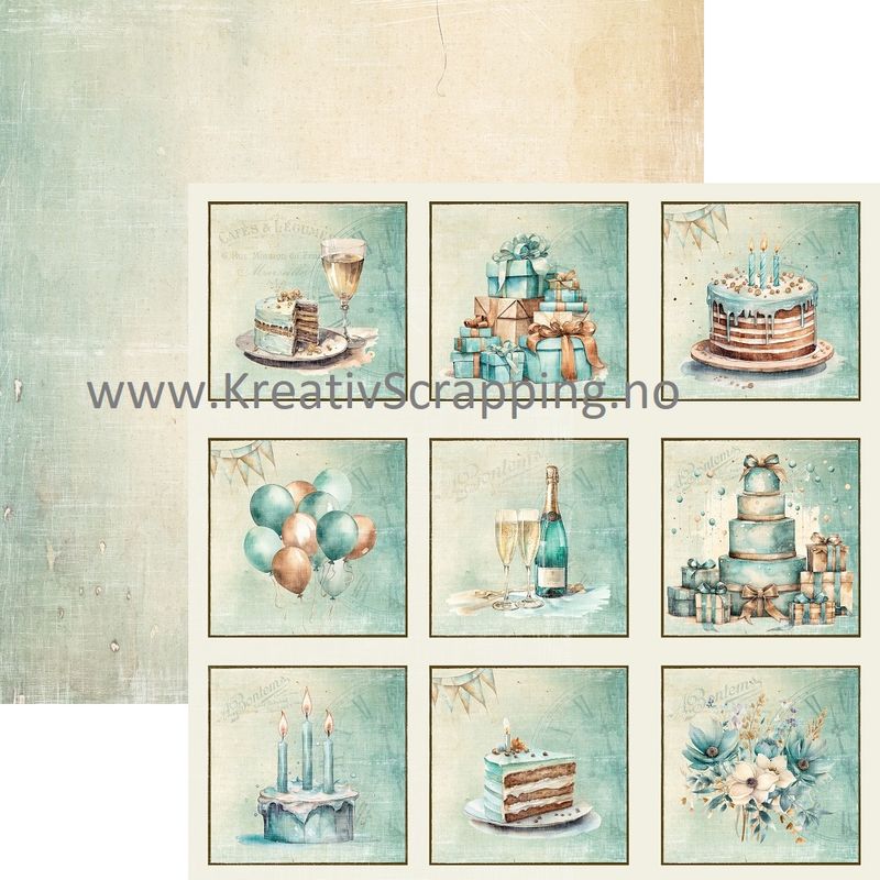 Reprint - 12x12 - RP0614 - Birthday - Tags