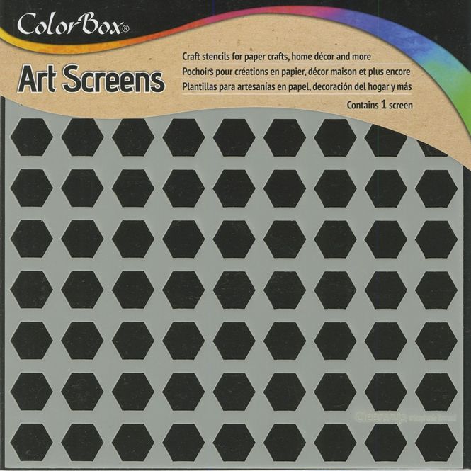 Hovedbilde Clearsnap - ColorBox - 6x6 - Art Screens - Hexagons
