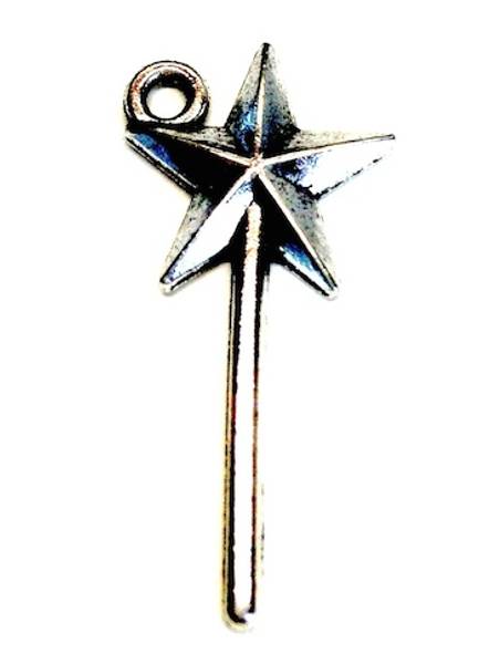 Charms - Tryllestav - Sølv - 8stk