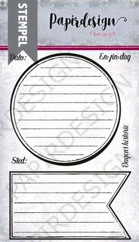 Hovedbilde Papirdesign - Stempel - PD17338 - Tekstbokser