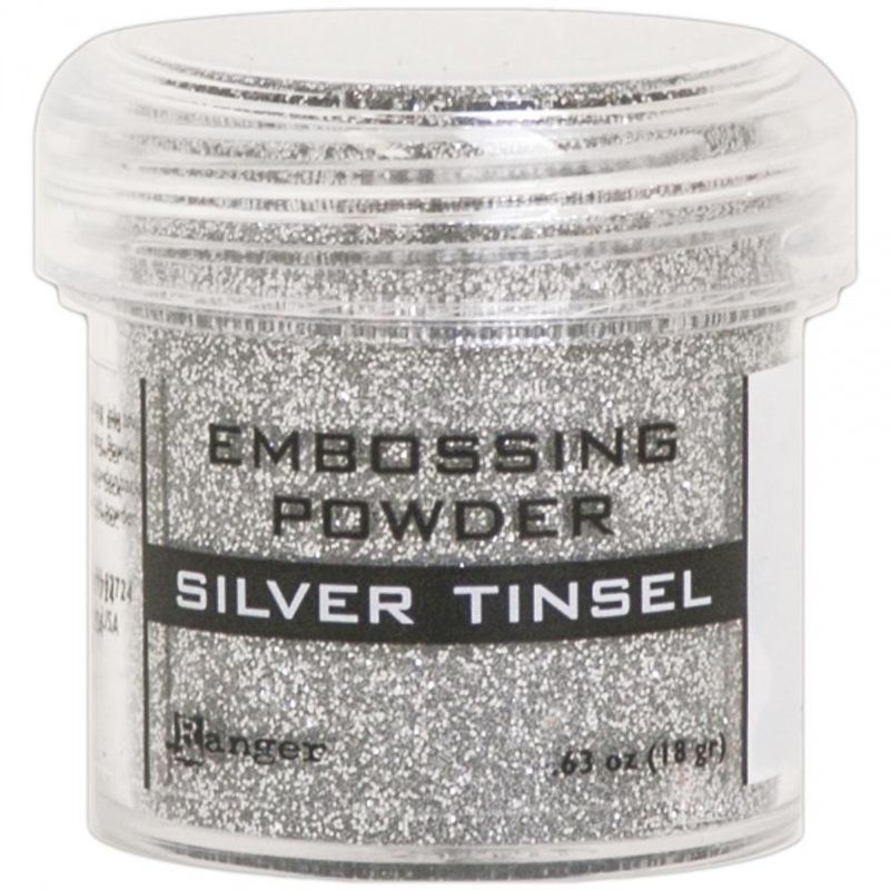Ranger - Embossing powder - Silver Tinsel