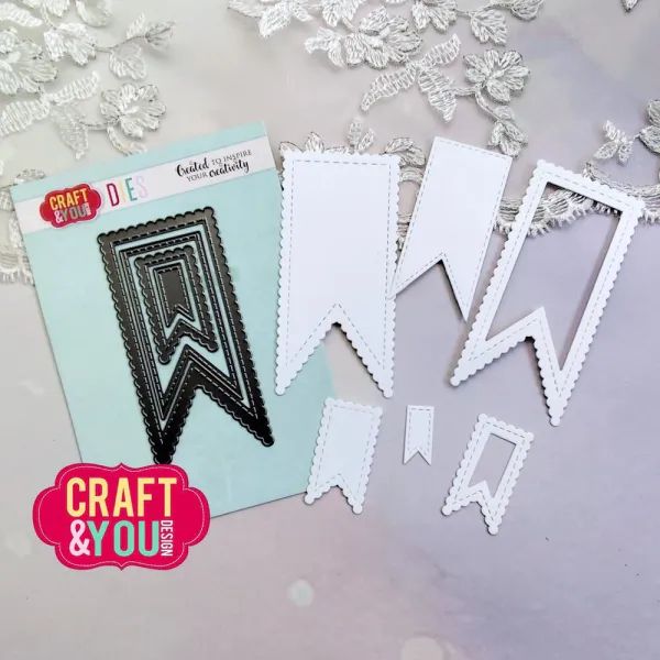 Craft & You - Dies - CW333 - Biscuit Pennants