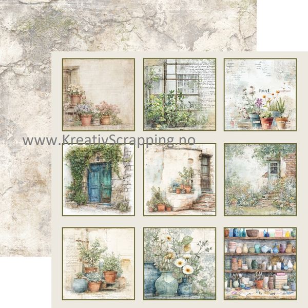 Reprint - 12x12 - RP0764 - The Pottery - Tags the pottery