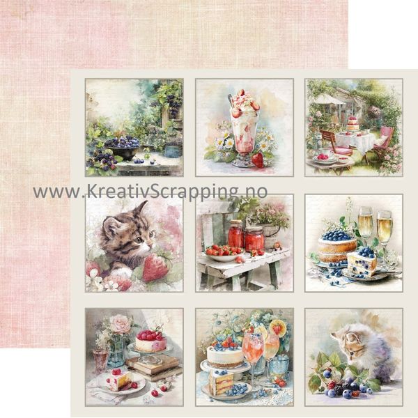 Reprint - 8x8 - RPM078 - Summer Garden - Paper Pack