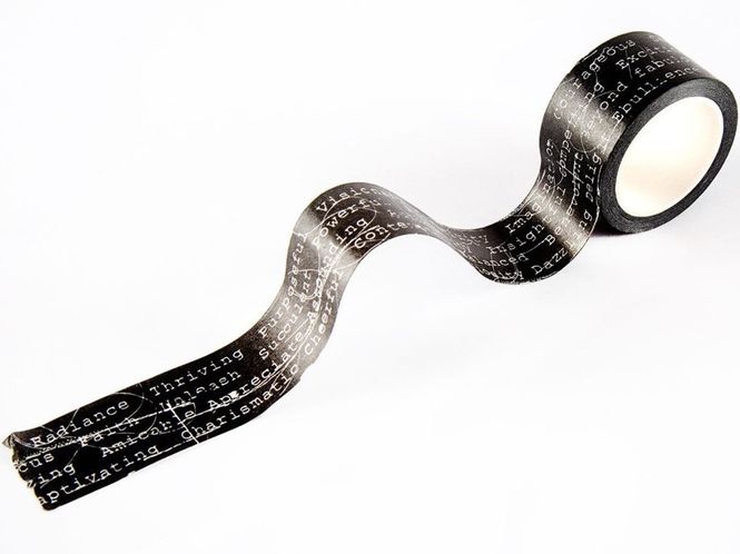 Hovedbilde AALL & Create - #24 - Washi Tape - Power Words - 25mm x 10m
