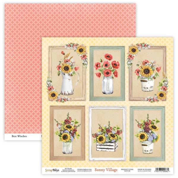 ScrapBoys - Sunny Village - 12x12 - SUVI-06 - Picture Sheet