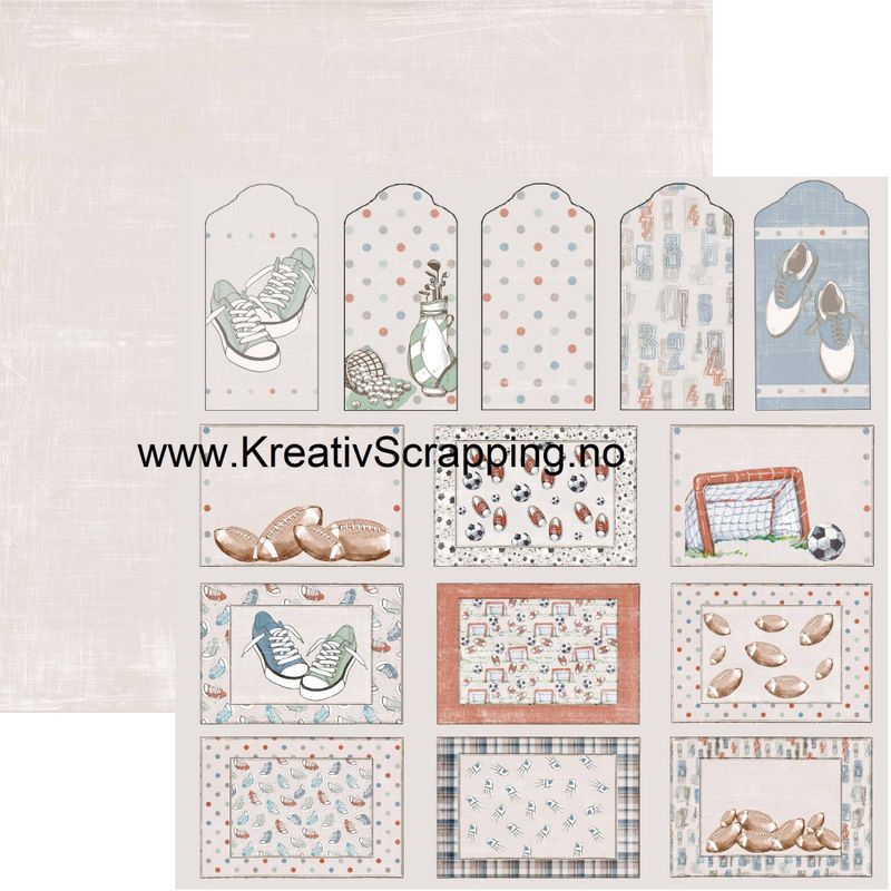 Reprint - 12x12 - RP0484 - Sports - Tags
